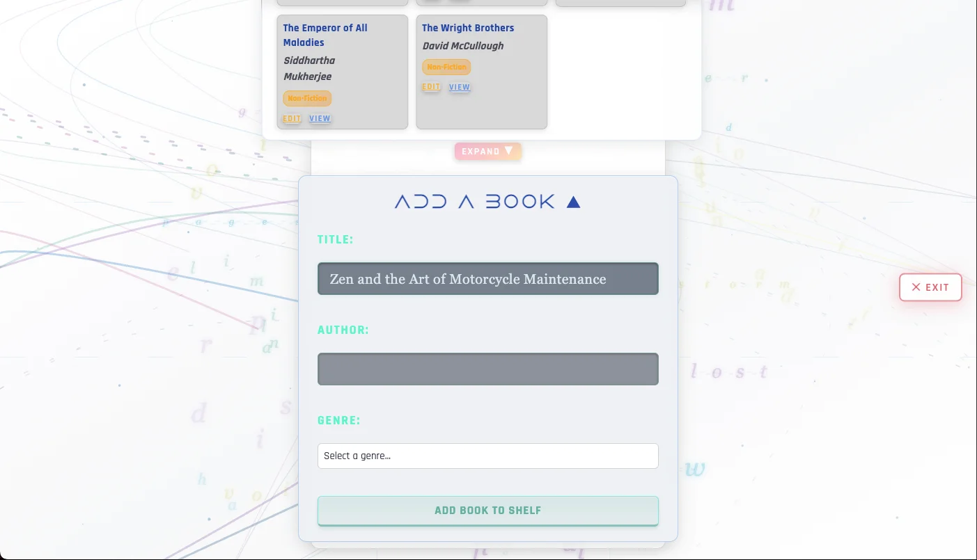 Add Book - Light-Color Theme