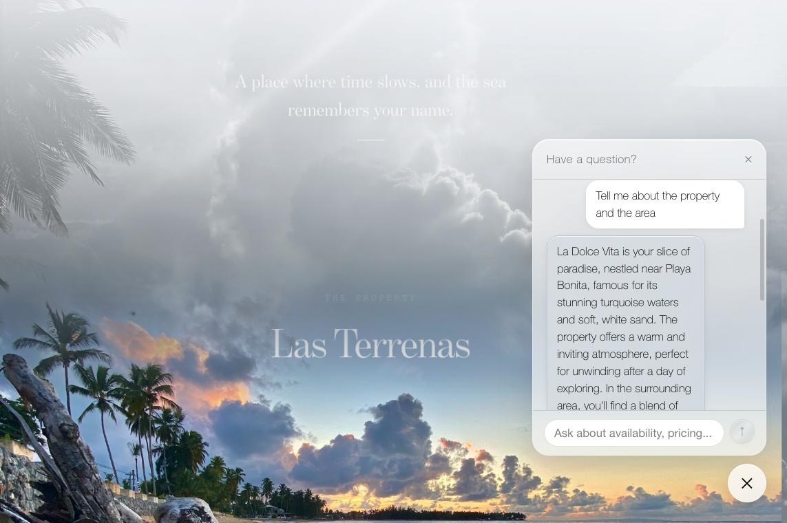 AI concierge chatbot