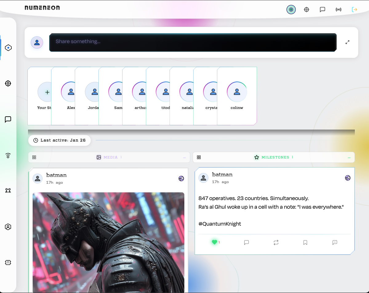 Feed — Light Mode